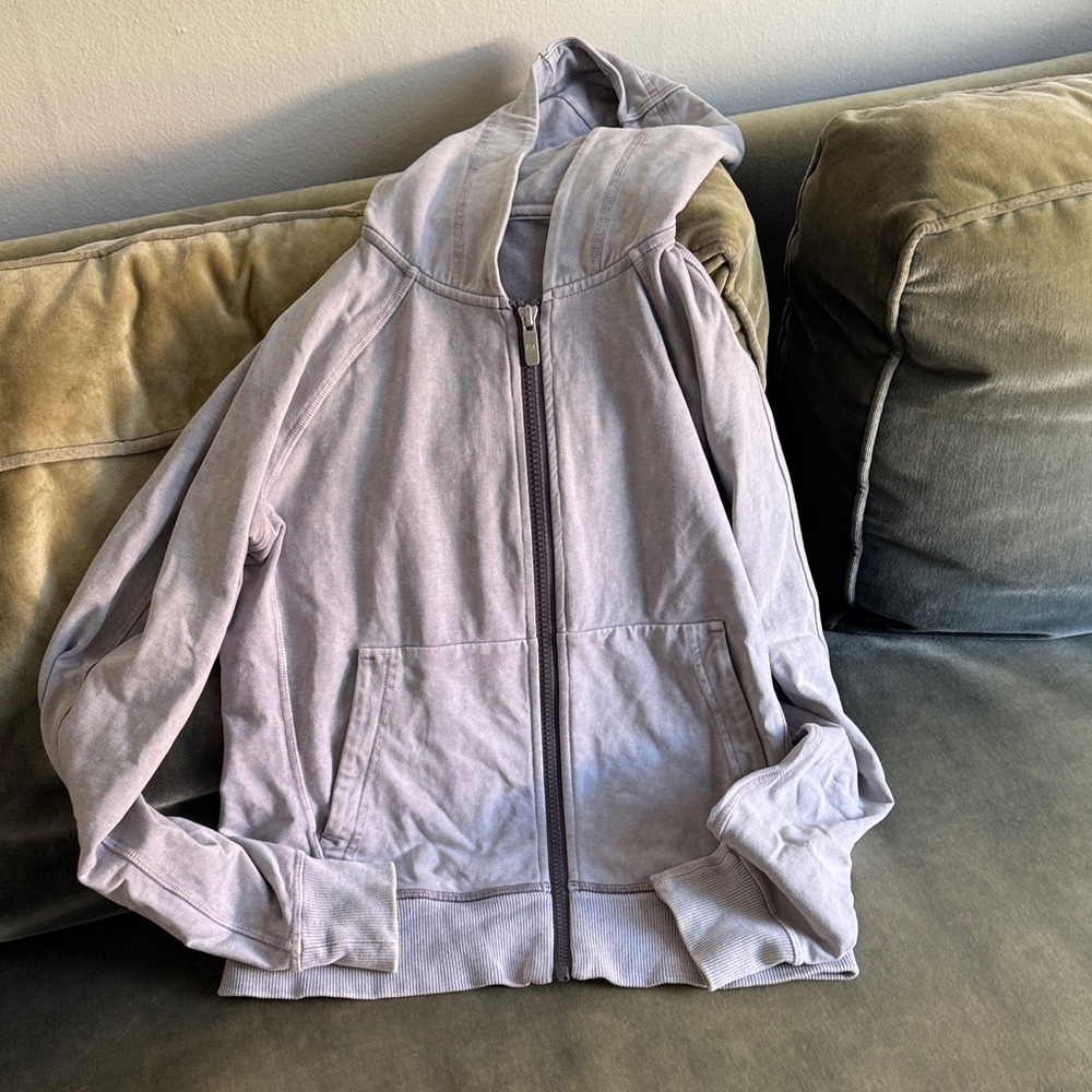 lululemon athletica Gray Zip-Up Hoodie